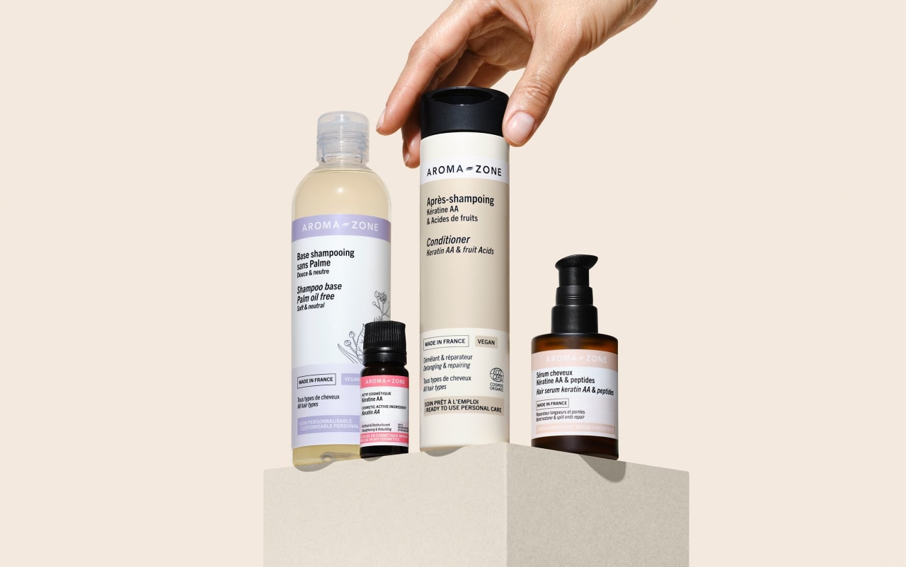 Routine capillaire anti-casse - 3 étapes