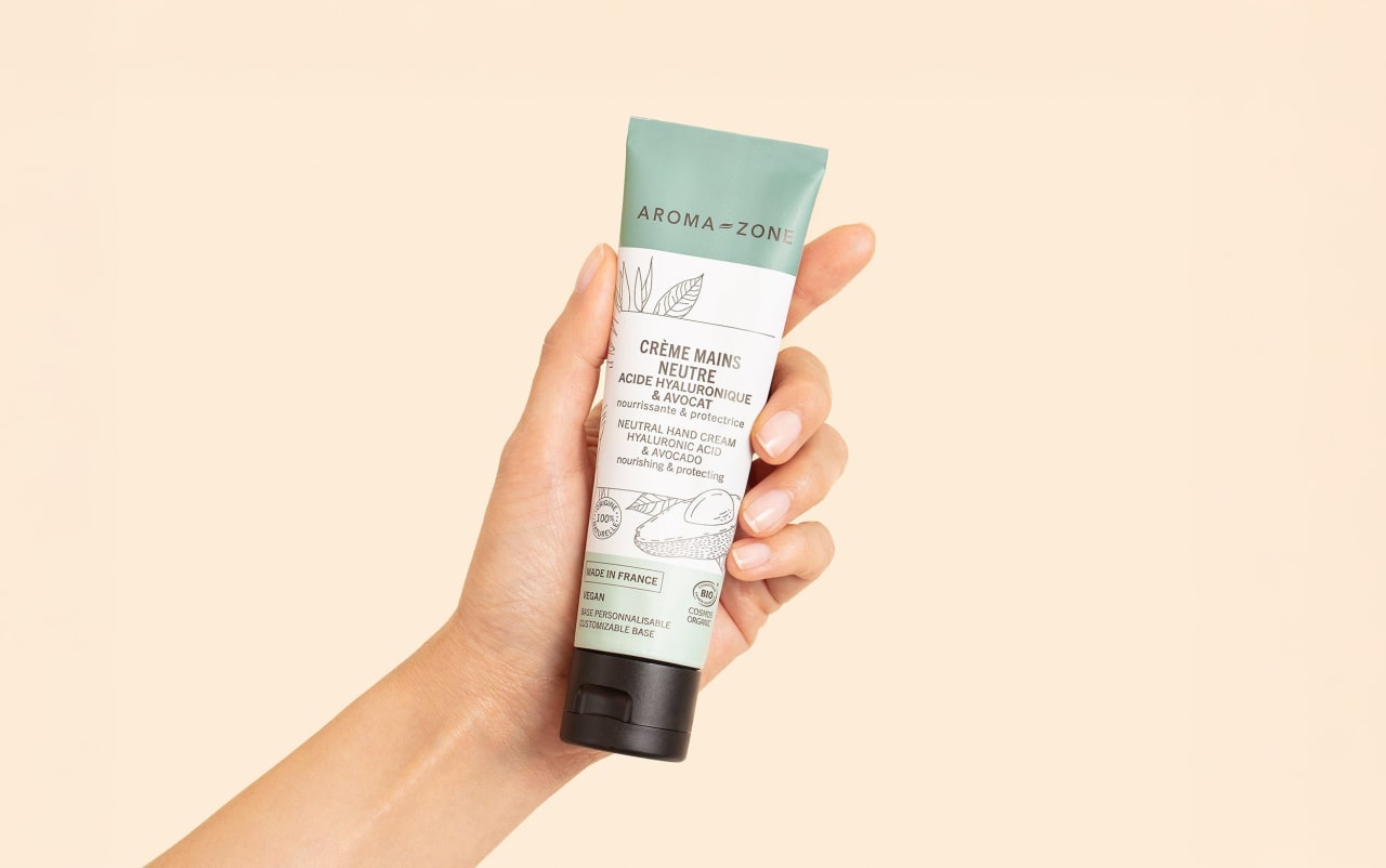 Crème mains neutre Acide hyaluronique & Avocat BIO