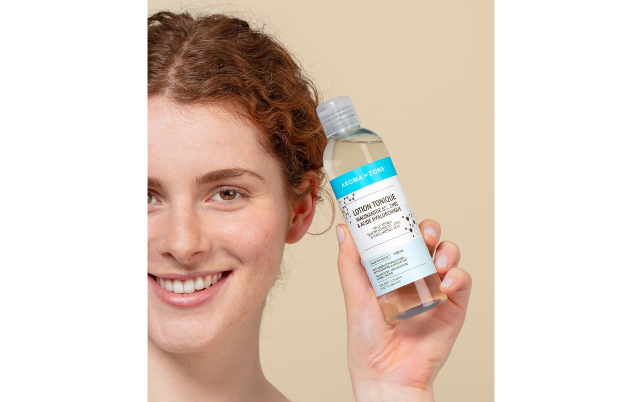 Lozione tonica Niacinamide 5%, Zinco e Acido ialuronico