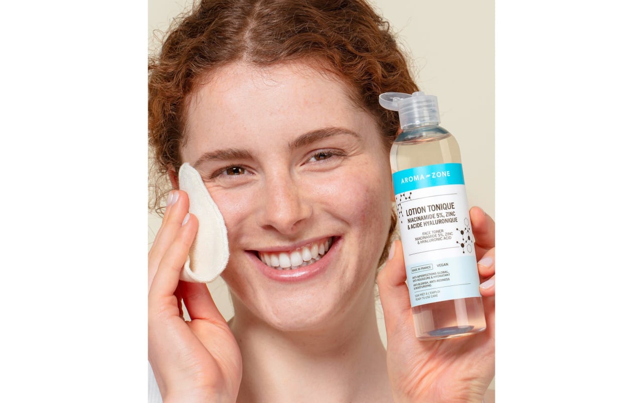 Lozione tonica Niacinamide 5%, Zinco e Acido ialuronico