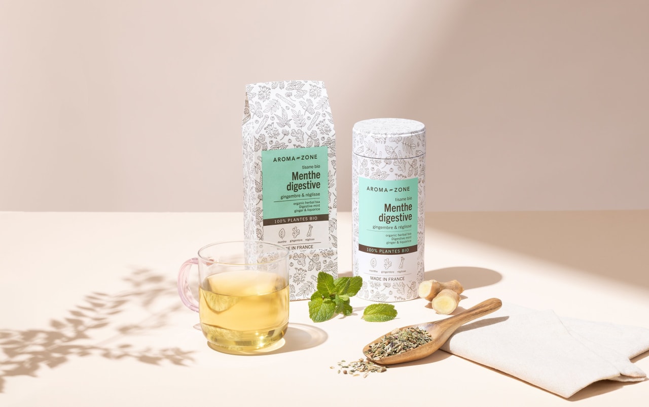 Organic Mint Digestion Herbal Tea
