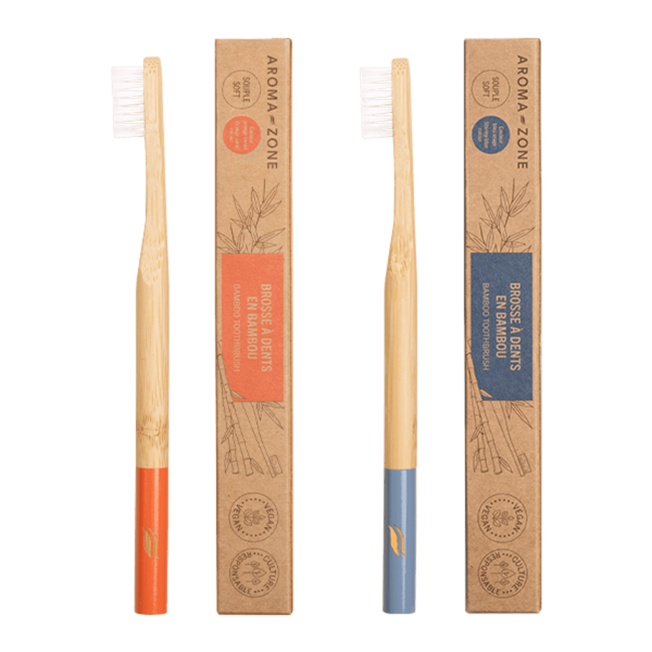 Soft Bamboo Toothbrush - Storm Blue