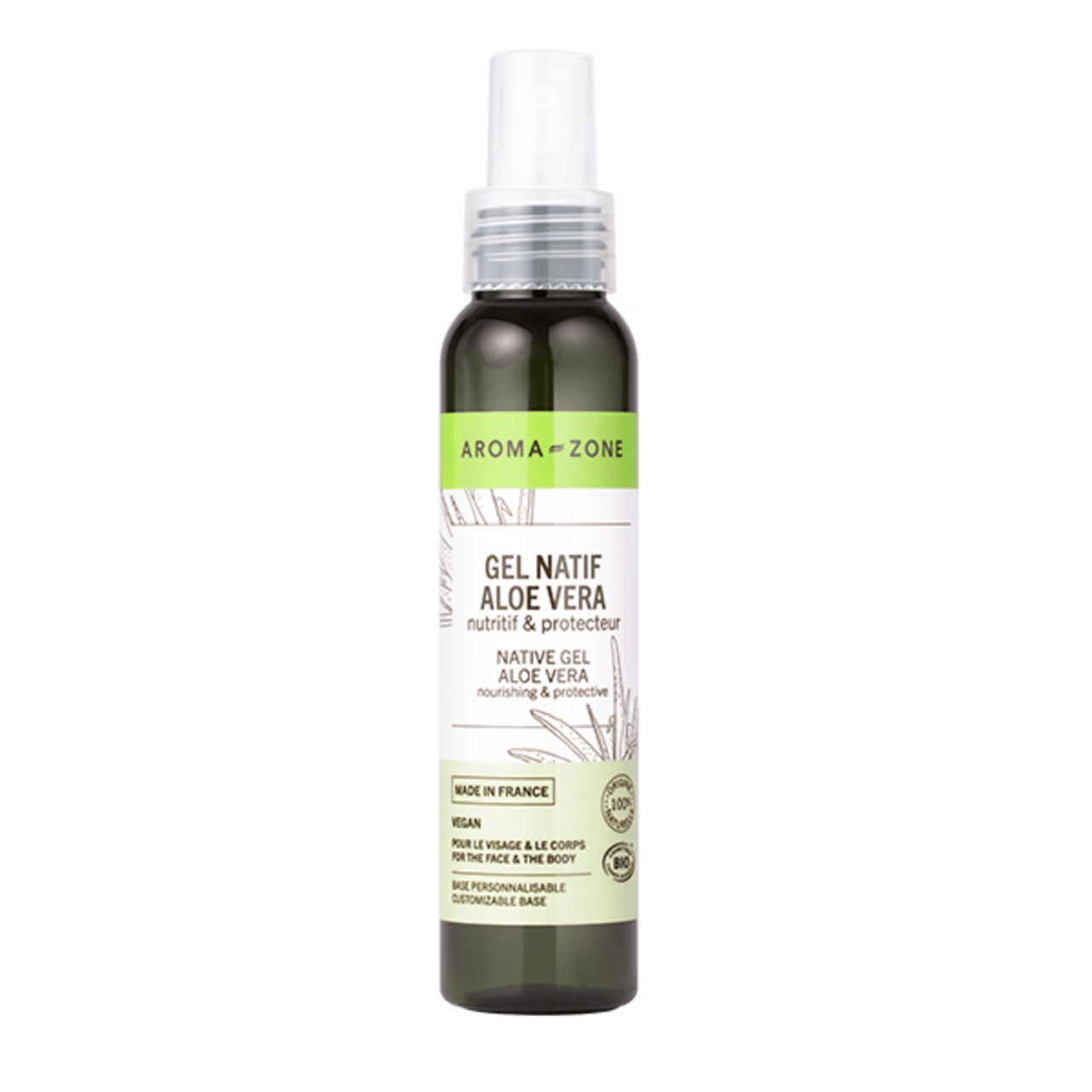 Gel natif d'Aloe Vera BIO
