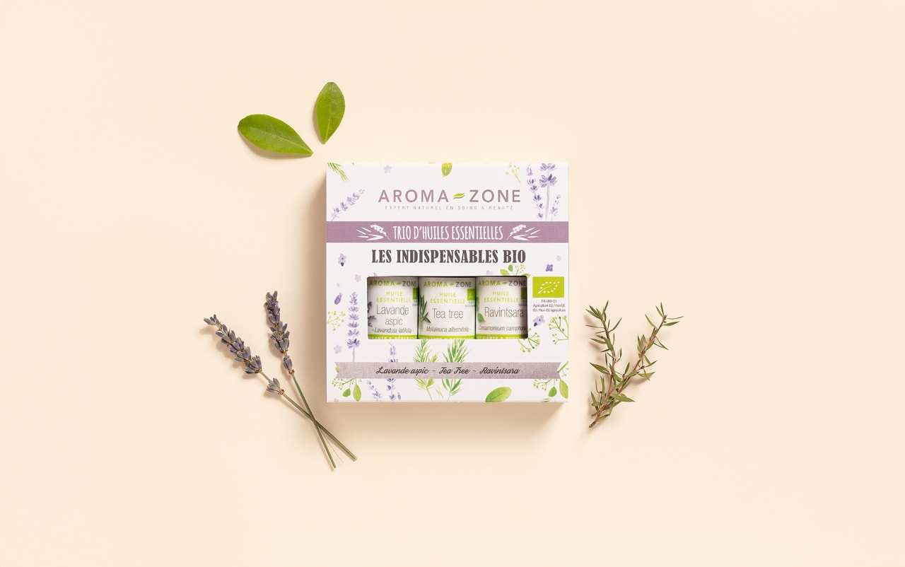 Coffret Trio d'huiles essentielles Les indispensables BIO