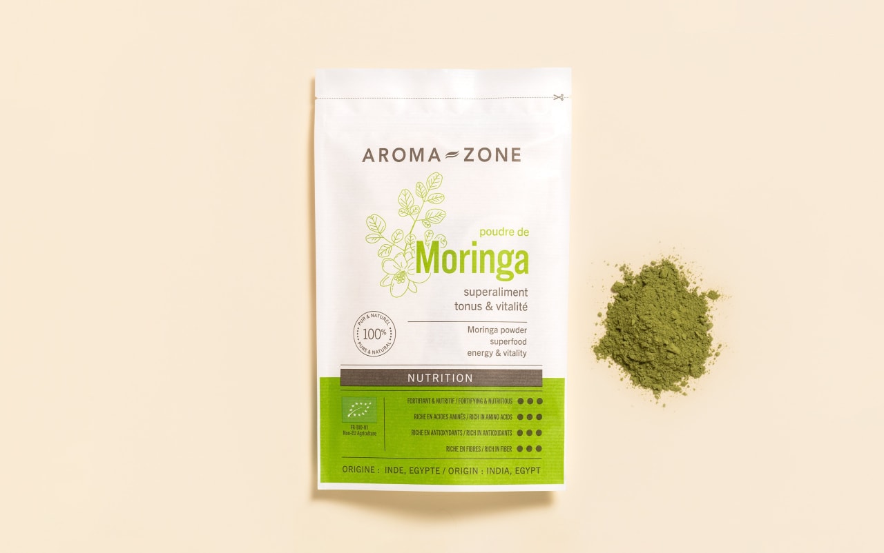 Polvere di foglie di Moringa BIO