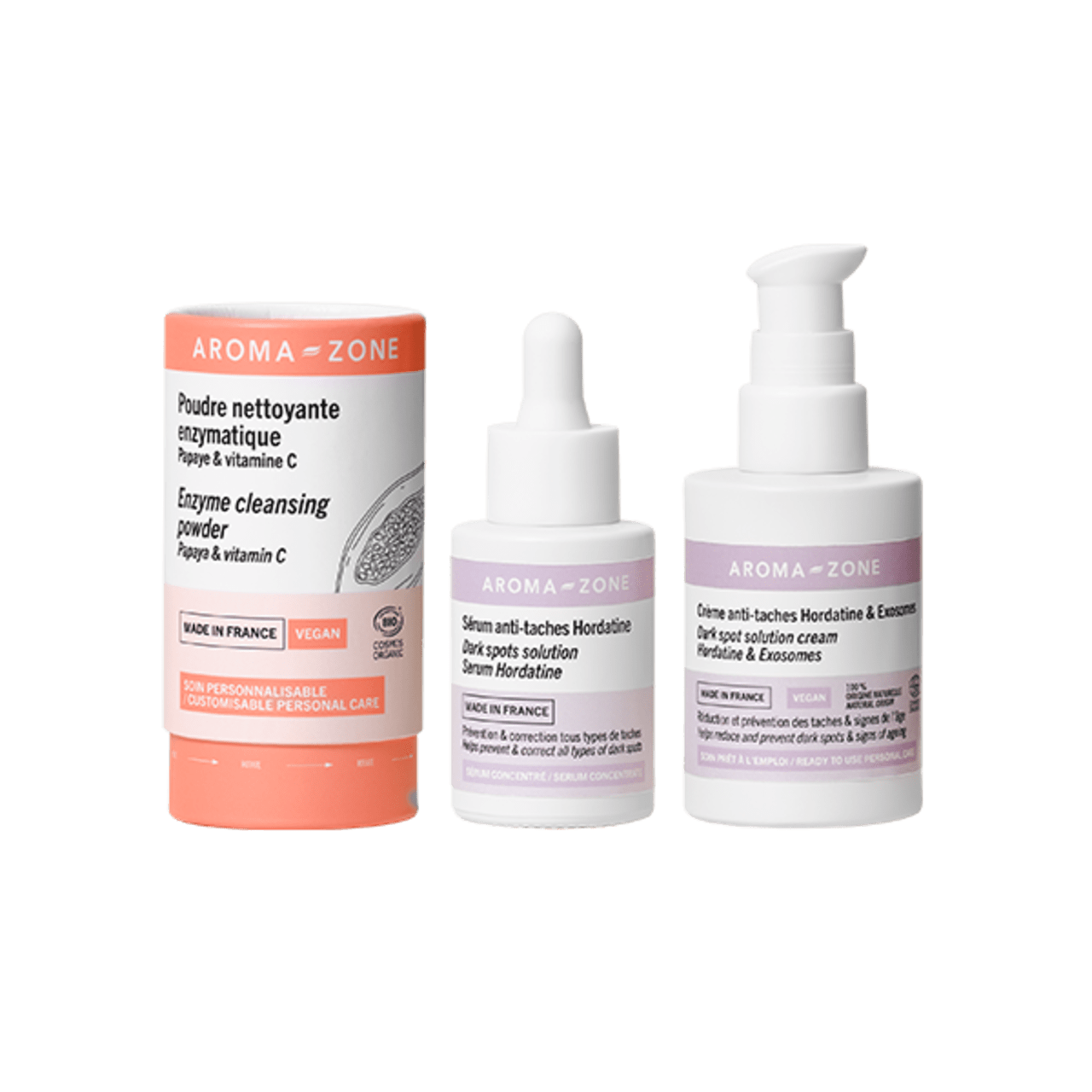 Routine anti-taches visage - 3 étapes