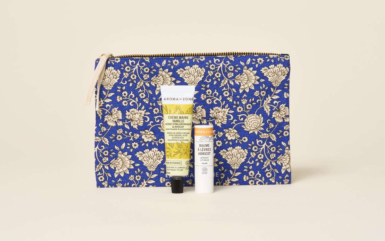 Kit cadeau duo mains et lèvres Vanille Abricot
