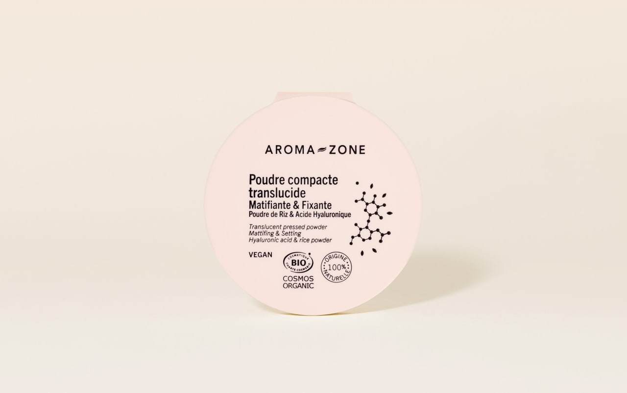 Poudre compacte translucide matifiante rechargeable