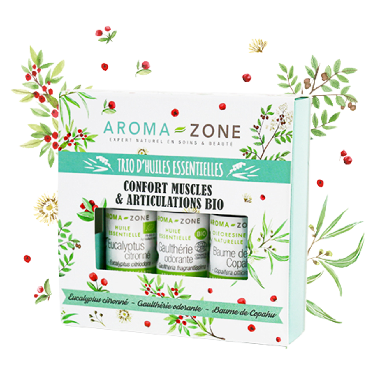 ORGANIC Essential Oils for Joints and Muscles - Aroma-Zone