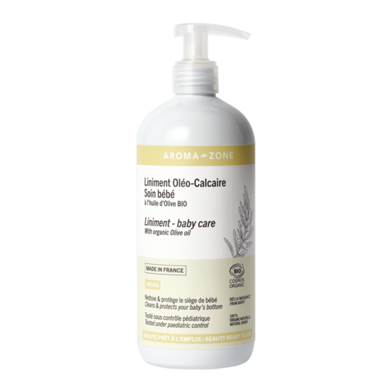 Liniment oléocalcaire à l'huile d'Olive BIO - Soin bébé