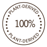 stamp 100% PLANT-DERIVED