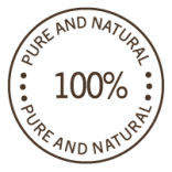 stamp 100% PURE AND NATURAL