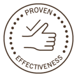 stamp PROVEN EFFECTIVENESS