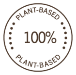 stamp 100% PLANT-BASED