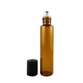 Roll-on en verre coloré ambré 30 ml