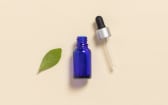 Flacone contagocce DIN18 in vetro blu 15 ml
