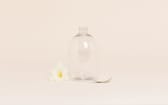 Flacon PET transparent 500 ml - 24/410 - sans bouchage