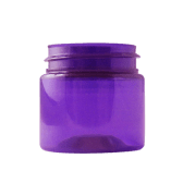 Vasetto in PET riciclato viola TINY 50 ml - senza tappo