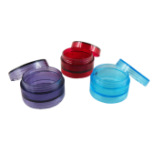 Vasetti multicolore in plastica da 10 ml (set di 3)