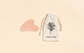 Gua Sha visage quartz rose