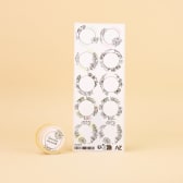 Small round blank labels (set of 10)