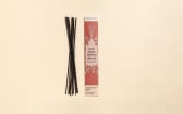 Tiges droites en rotin noir (lot de 10)