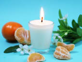 Bougie d'ambiance "zen"