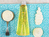 Huile de bain peau douce "citron meringué"