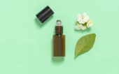 Flacone roll-on in vetro ambrato con sfera in acciaio da 5 ml