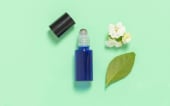 Flacon Roll-on 5mL en verre coloré bleu