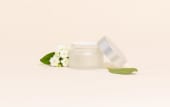 Pot verre dépoli 30 ml avec capot argent mat