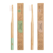 Medium Natural Bamboo Toothbrush - 2 colours
