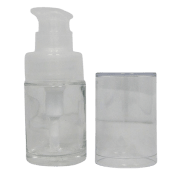 Flacon en verre Laura 15 ml avec pompe crème