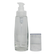 Flacon en verre Vogue 50 ml avec pompe crème