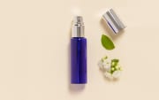 Mini-vaporisateur de poche en verre bleu 30 ml