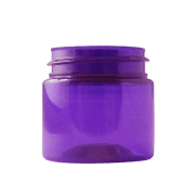 Vasetto in PET riciclato viola TINY 50 ml - senza tappo