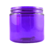 Pot PET recyclé violet BASIC 200 ml - sans bouchage