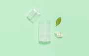 Etui à  stick blanc satiné transparent 50 ml
