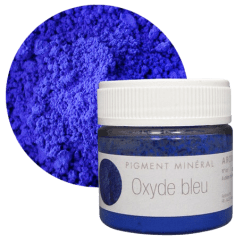Oxyde minéral bleu