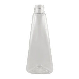 Flacon PET transparent Prisme 100 ml - 20/410 - sans bouchage
