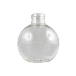 Flacon boule PET cristal 150 ml - 24/410 - sans bouchage
