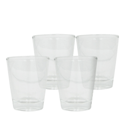 Small Shot Candle Glasses (Pack of 4)