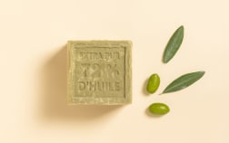 Savon de Marseille sans palme en cube 300 g