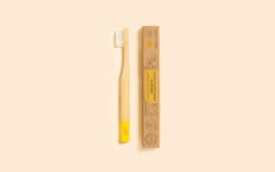 Children's Soft Bamboo Toothbrush -Yellow