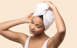 Serviette cheveux en coton bio