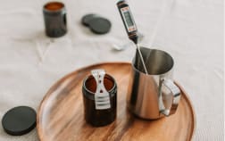 Atelier cosmétique Essentiel - Bougie parfumée escapade enneigée - 1h