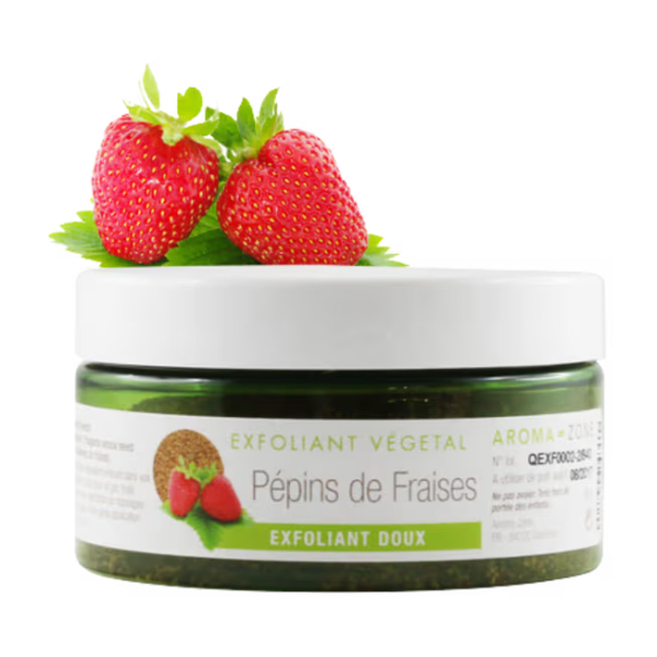 exfoliant pepins de fraise