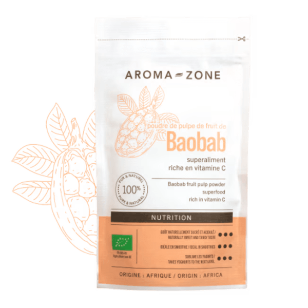 Poudre de Pulpe de fruit de Baobab BIO