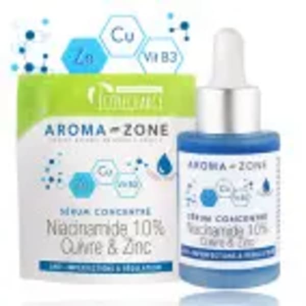 Sérum visage concentré Niacinamide 10%, cuivre et Zinc