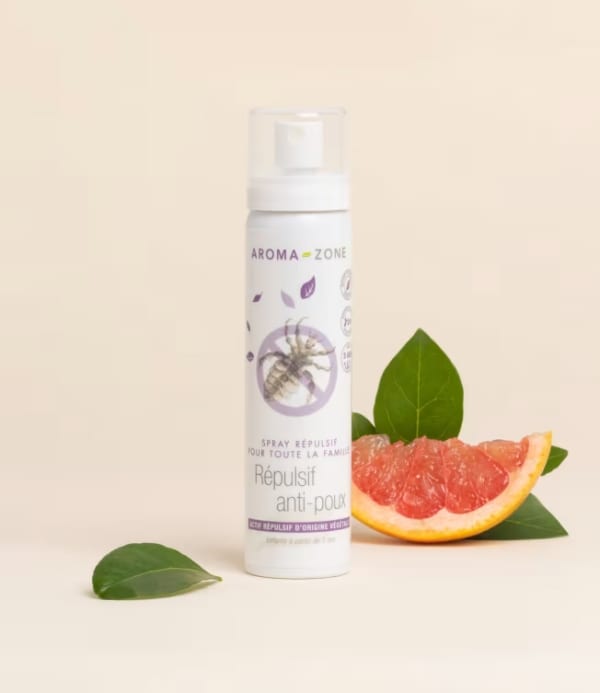 Spray répulsif anti-poux